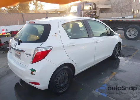 2012 Toyota Yaris Le from USA, damaged, VIN JTDKTUD34CD531887